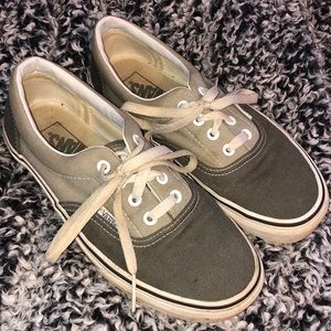 two tone grey Vans